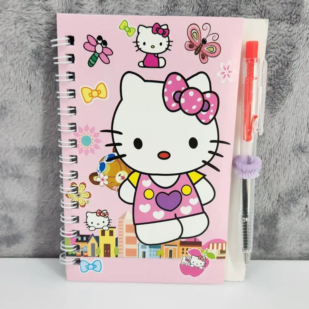 2 Spiral Pocket Notebook/Pen Hello Kitty Spring 4x5.5